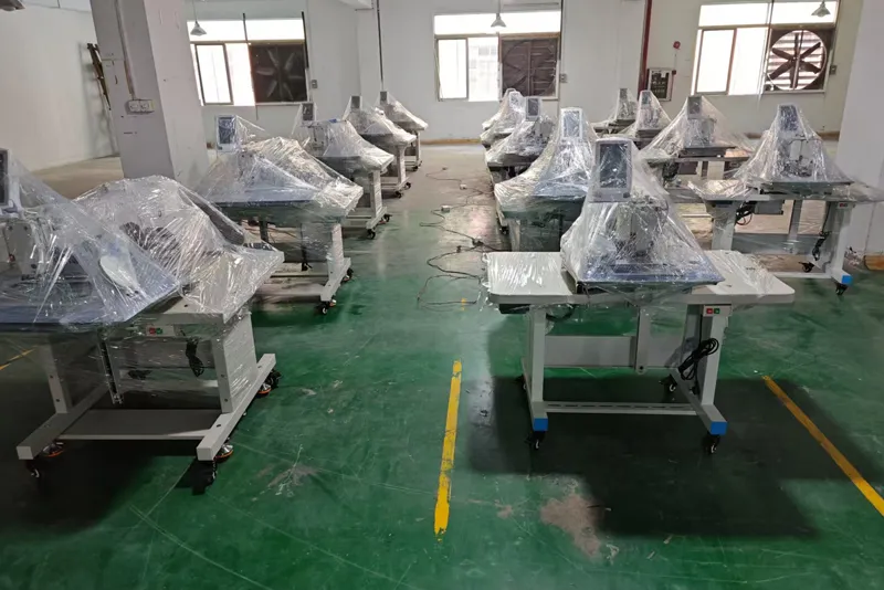 an industrial sewing machine