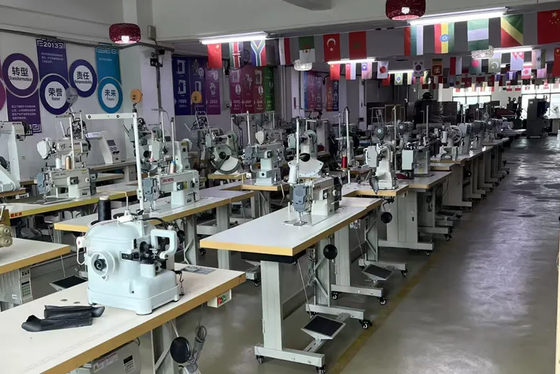 automatic cloth cutting and sewing machine