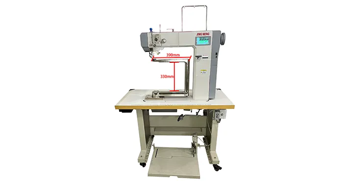Industrial High Post Shoe Sewing Machine JN-567 (Programmable Type 360° Rotating)