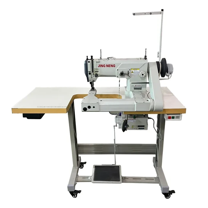 Single Needle Zigzag Sewing Machine for Shoes JN-1126/2126 with Bend Arm