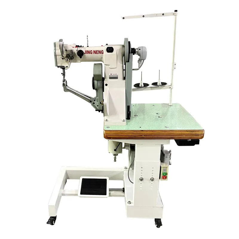 Double Needle Shoe Sole Stitching Machine JN-168Z | Side Wall with Swing Arm