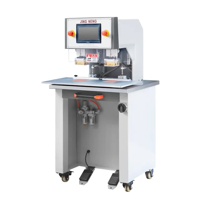 Automatic Label Ironing Machine for Shoes JN-962 Double Head