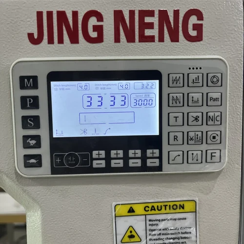 JN5-2 Button Type Stepper Feed Double Needle Sewing Machine