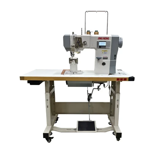 JN6-2 Button Type Stepper Feed Double Needle Sewing Machine