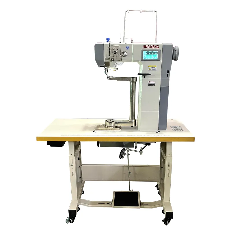 Industrial High Post Shoe Sewing Machine JN-567 (Programmable Type 360° Rotating)